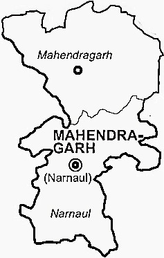 Mahendragarh District Mahendragarh District Map