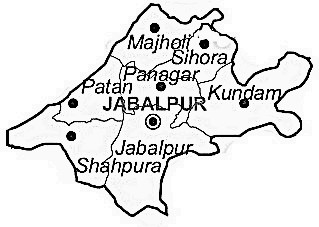 Jabalpur District Jabalpur District Map