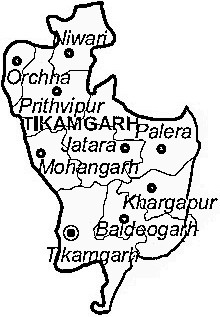 district tikamgarh map