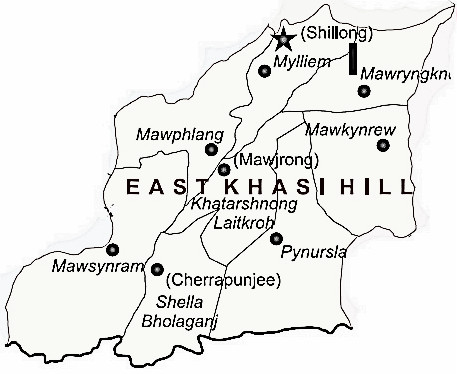 East Khasi Hills District | East Khasi Hills District Map