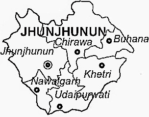 Jhunjhunu District Map