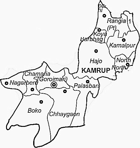 Kamrup District Kamrup District Map