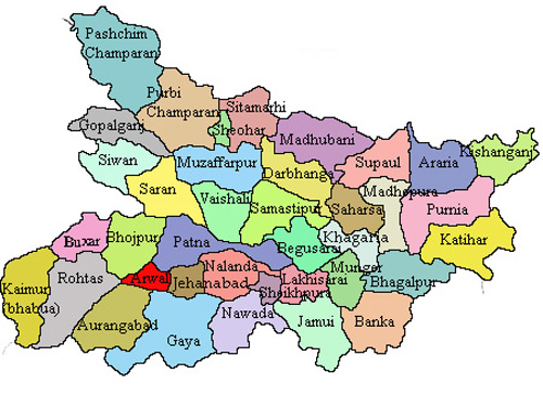 Bihar State Map