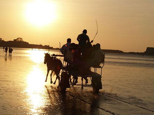 Evening at Thal beach