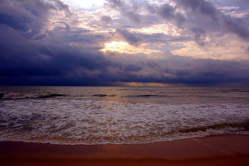 Sunset at the Maravanthe beach