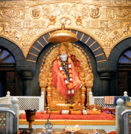 Golden Throne Shirdi Sai