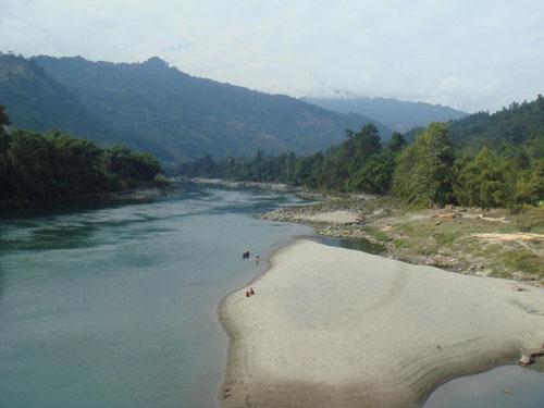 Subansiri river,Daporijo