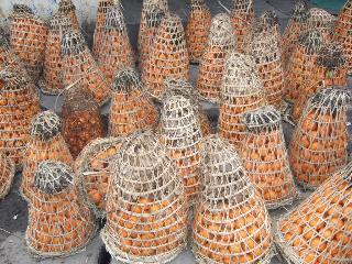  Oranges in Bamboo baskets in Ziro