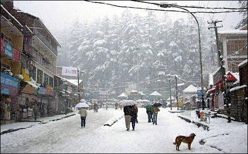 Snowfall Manali