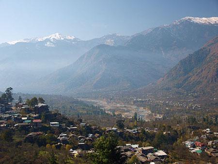 Himalayas from Kullu Valley, Himachal Pradesh
