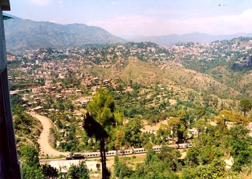 Hill Ranges of the Solan area looking south