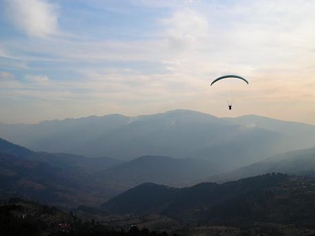 Paragliding at Patnitop