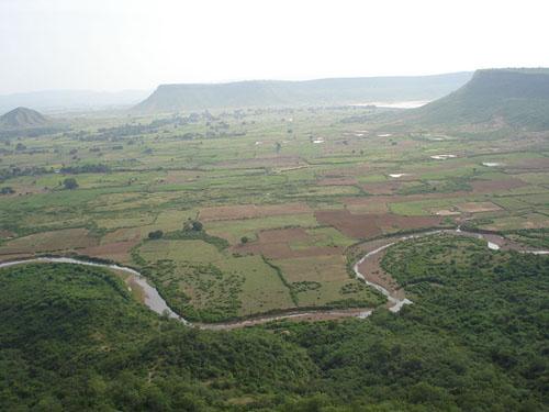 View from Sharda Temple Maihar