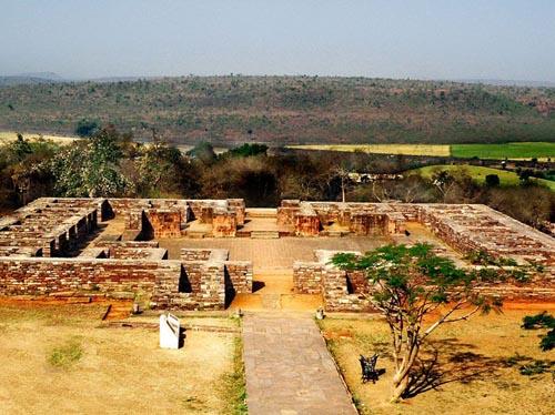 A buddhist monastery at Sanchi