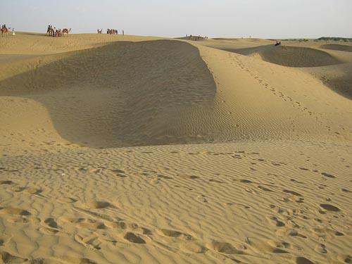 Sand dunes in Bikaner