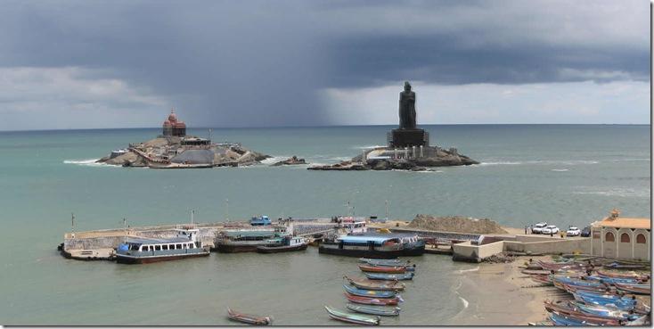 Sea view from Vattakottai Fort