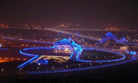 Ambedkar Park Night View