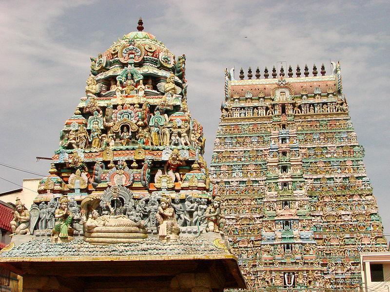 Gopuras in Kumbakonam India