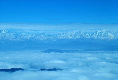 Binsar, a view of Kumaon Himalayas