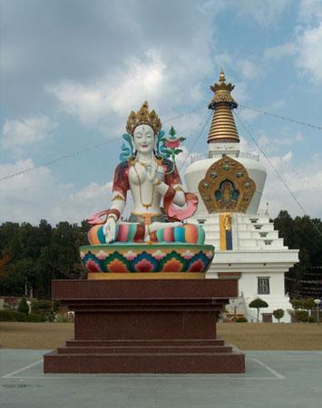 Tara statue Great Stupa DehraDun