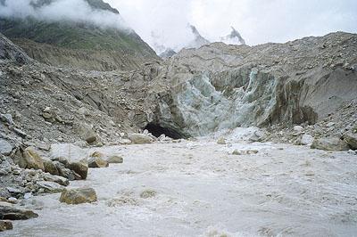 Gaumukh, source of the Ganges above Gangotri