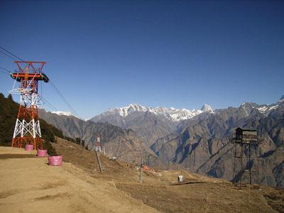 Ropeway at Joshimath to Auli, Uttarakhand