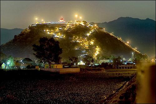 Palani Hills View at night