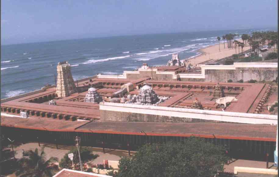 A view from Rock Fort Temple