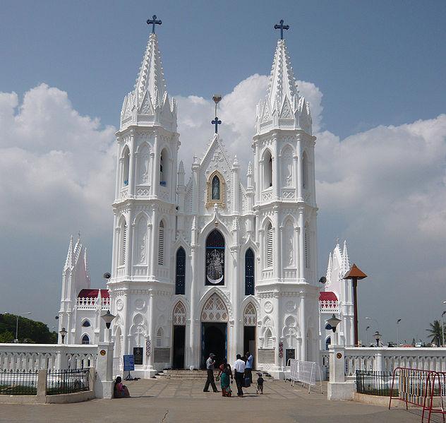 Velankanni Church  Front View