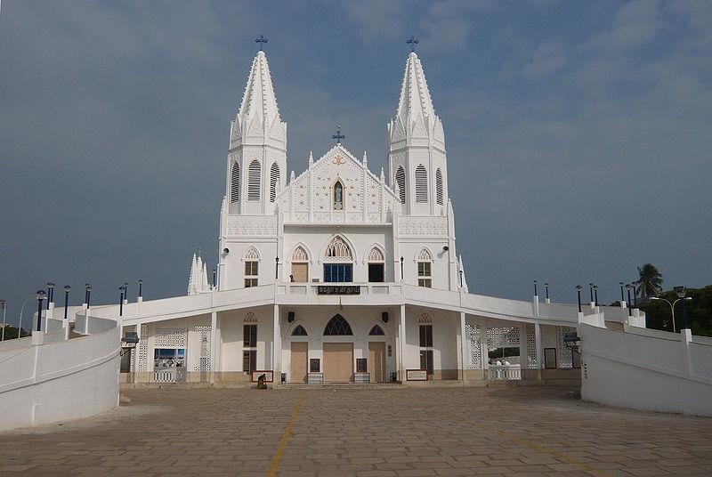 Velankanni Basilica  Extension Fron View