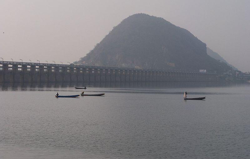 Vijayawada river view from Padmavati ghat