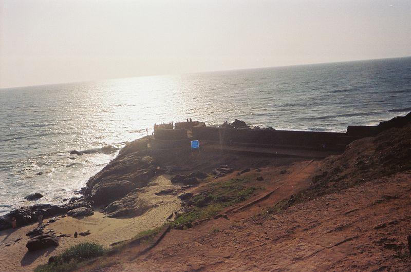 Arabian Sea visible from the fort