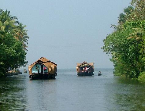 Houseboat at Kumarakom lake