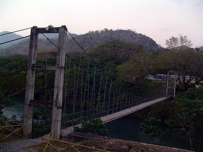 Hanging bridge at Thenmala