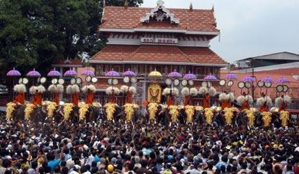 Thrissur Pooram is one of the biggest festivals in India