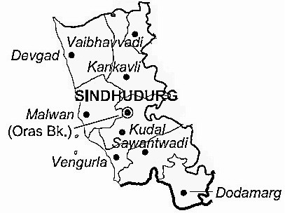 sindhudurg district tourist map