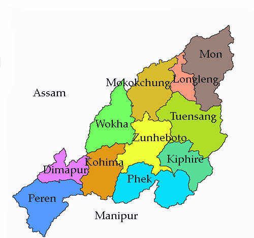 Image result for Nagaland map
